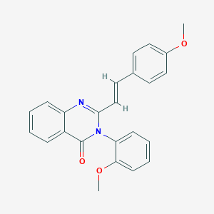3-(2-methoxyphenyl)-2-[2-(4-methoxyphenyl)vinyl]-4(3H)-quinazolinone