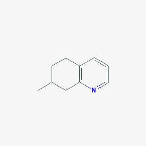 molecular formula C10H13N B054965 (R)-7-methyl-5,6,7,8-tetrahydroquinoline CAS No. 121283-06-5