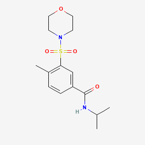 N-isopropyl-4-methyl-3-(morpholin-4-ylsulfonyl)benzamide