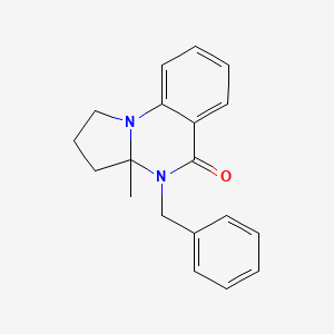 molecular formula C19H20N2O B5496692 4-benzyl-3a-methyl-2,3,3a,4-tetrahydropyrrolo[1,2-a]quinazolin-5(1H)-one 