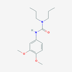molecular formula C15H24N2O3 B5496745 N'-(3,4-dimethoxyphenyl)-N,N-dipropylurea 