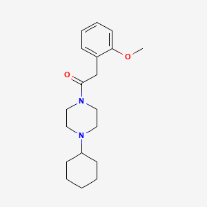 1-cyclohexyl-4-[(2-methoxyphenyl)acetyl]piperazine