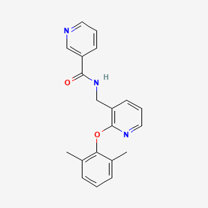 N-{[2-(2,6-dimethylphenoxy)pyridin-3-yl]methyl}nicotinamide