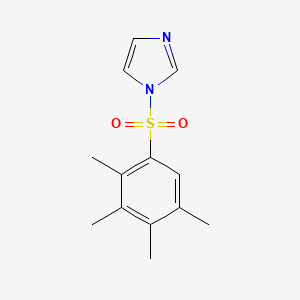 molecular formula C13H16N2O2S B5497054 1-[(2,3,4,5-tetramethylphenyl)sulfonyl]-1H-imidazole 