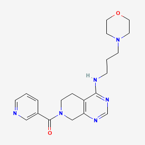 N-(3-morpholin-4-ylpropyl)-7-(pyridin-3-ylcarbonyl)-5,6,7,8-tetrahydropyrido[3,4-d]pyrimidin-4-amine
