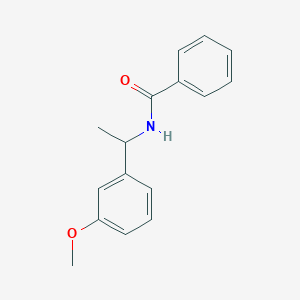molecular formula C16H17NO2 B5497175 N-[1-(3-methoxyphenyl)ethyl]benzamide 