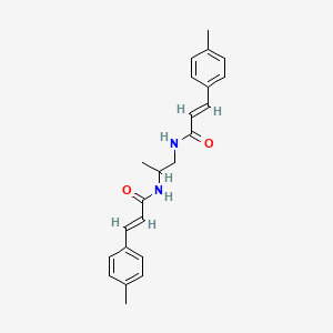 molecular formula C23H26N2O2 B5497436 N,N'-1,2-propanediylbis[3-(4-methylphenyl)acrylamide] 