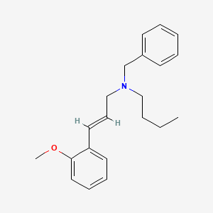 N-benzyl-N-butyl-3-(2-methoxyphenyl)-2-propen-1-amine
