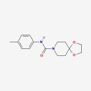 N-(4-methylphenyl)-1,4-dioxa-8-azaspiro[4.5]decane-8-carboxamide