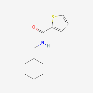 molecular formula C12H17NOS B5497862 N-(cyclohexylmethyl)-2-thiophenecarboxamide 