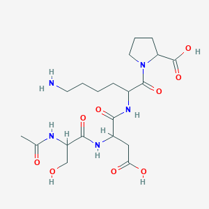 molecular formula C₂₀H₃₃N₅O₉ B549794 乙酰-Ser-Asp-Lys-Pro CAS No. 127103-11-1