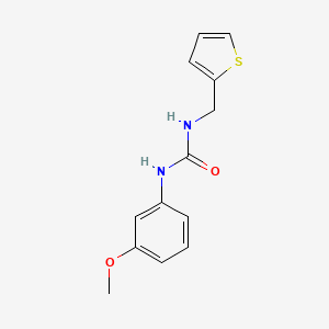 molecular formula C13H14N2O2S B5497952 N-(3-methoxyphenyl)-N'-(2-thienylmethyl)urea 