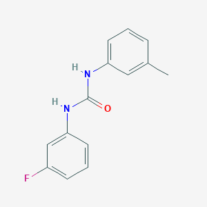 molecular formula C14H13FN2O B5498080 N-(3-fluorophenyl)-N'-(3-methylphenyl)urea 