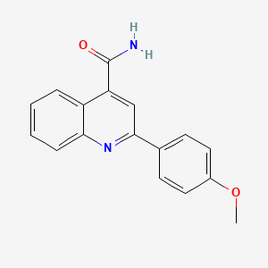 2-(4-methoxyphenyl)-4-quinolinecarboxamide