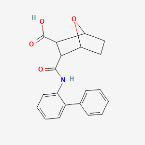 3-[(2-biphenylylamino)carbonyl]-7-oxabicyclo[2.2.1]heptane-2-carboxylic acid