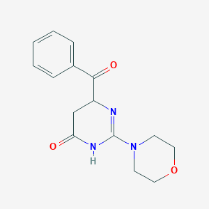 6-benzoyl-2-(4-morpholinyl)-5,6-dihydro-4(1H)-pyrimidinone