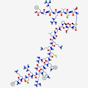 molecular formula C₁₄₁H₂₂₄N₄₆O₂₉S₃ B549847 乳铁蛋白 B CAS No. 146897-68-9
