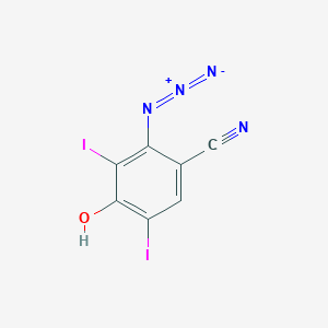 molecular formula C7H2I2N4O B054985 Azidoioxynil CAS No. 123316-60-9