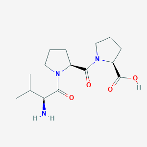 molecular formula C₁₅H₂₅N₃O₄ B549883 缬-脯-脯 CAS No. 58872-39-2