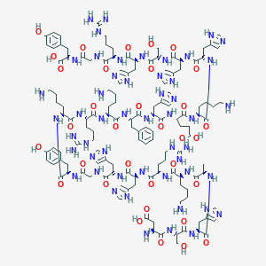 molecular formula C₁₃₃H₁₉₅N₅₁O₃₃ B549894 Dshakrhhgykrkfhekhhshrgy CAS No. 115966-68-2
