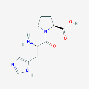 molecular formula C₁₁H₁₆N₄O₃ B549896 Histidylproline CAS No. 20930-58-9