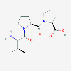 molecular formula C₁₆H₂₇N₃O₄ B549898 Isoleucyl-prolyl-proline CAS No. 26001-32-1