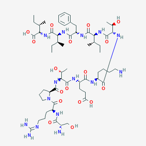 molecular formula C₆₀H₁₀₁N₁₅O₁₇ B549945 H-Ser-Arg-Pro-Thr-Glu-Lys-Thr-Ile-Phe-Ile-Ile-OH CAS No. 198284-64-9