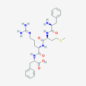 molecular formula C₂₉H₄₁N₇O₅S B549956 L-Phenylalanine, L-phenylalanyl-L-methionyl-L-arginyl- CAS No. 74012-06-9