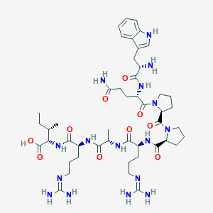 molecular formula C47H74N16O10 B549967 Fibronectin Adhesion-promoting Peptide CAS No. 125720-21-0