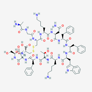 molecular formula C76H104N18O19S2 B550006 Somatostatin CAS No. 38916-34-6