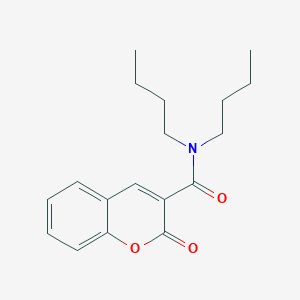 N,N-dibutyl-2-oxo-2H-chromene-3-carboxamide
