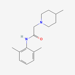 N-(2,6-dimethylphenyl)-2-(4-methyl-1-piperidinyl)acetamide
