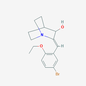 2-(5-bromo-2-ethoxybenzylidene)quinuclidin-3-ol
