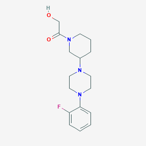 2-{3-[4-(2-fluorophenyl)-1-piperazinyl]-1-piperidinyl}-2-oxoethanol