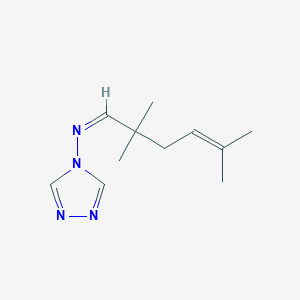 N-(2,2,5-trimethyl-4-hexen-1-ylidene)-4H-1,2,4-triazol-4-amine