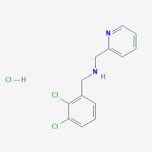 molecular formula C13H13Cl3N2 B5500654 (2,3-dichlorobenzyl)(2-pyridinylmethyl)amine hydrochloride 