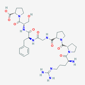 molecular formula C35H52N10O9 B550071 Bradykinin Fragment 1-7 CAS No. 23815-87-4