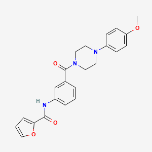 N-(3-{[4-(4-methoxyphenyl)-1-piperazinyl]carbonyl}phenyl)-2-furamide