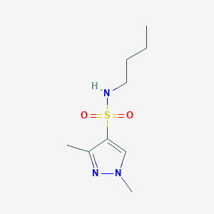 N-butyl-1,3-dimethyl-1H-pyrazole-4-sulfonamide