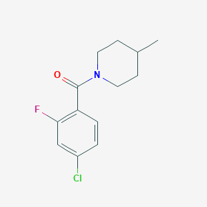 1-(4-chloro-2-fluorobenzoyl)-4-methylpiperidine