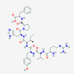 molecular formula C46H66N12O9 B550116 Angiotensin III CAS No. 13602-53-4