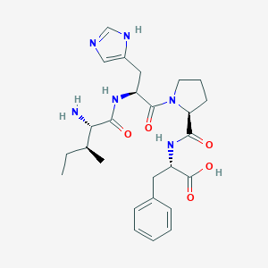 molecular formula C26H36N6O5 B550118 Angiotensin I/II (5-8) CAS No. 34233-50-6