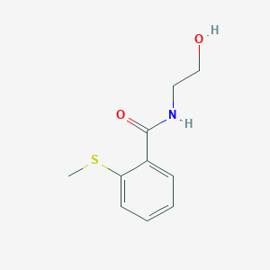N-(2-hydroxyethyl)-2-(methylthio)benzamide