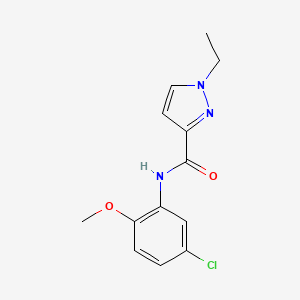 N-(5-chloro-2-methoxyphenyl)-1-ethyl-1H-pyrazole-3-carboxamide