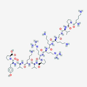 molecular formula C77H134N24O16 B550168 H-Lys-Pro-Val-Gly-Lys-Lys-Arg-Arg-Pro-Val-Lys-Val-Tyr-Pro-OH CAS No. 4237-93-8