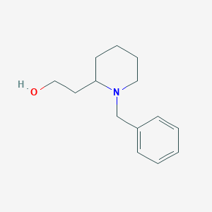 molecular formula C14H21NO B055017 2-(1-Benzylpiperidin-2-yl)ethanol CAS No. 119204-13-6