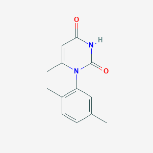 molecular formula C13H14N2O2 B5501798 1-(2,5-dimethylphenyl)-6-methyl-2,4(1H,3H)-pyrimidinedione 