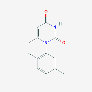 molecular formula C13H14N2O2 B5501798 1-(2,5-二甲基苯基)-6-甲基-2,4(1H,3H)-嘧啶二酮 