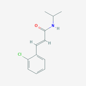 molecular formula C12H14ClNO B5502152 3-(2-chlorophenyl)-N-isopropylacrylamide 