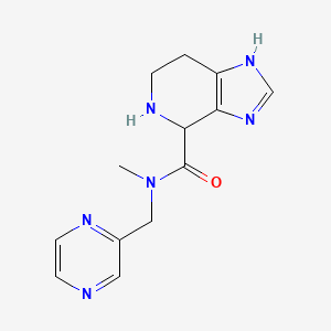 molecular formula C13H16N6O B5502176 N-methyl-N-(2-pyrazinylmethyl)-4,5,6,7-tetrahydro-1H-imidazo[4,5-c]pyridine-4-carboxamide dihydrochloride 